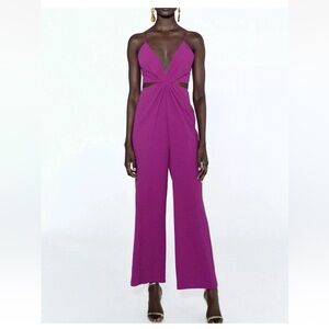 Zara Purple Jumpsuit